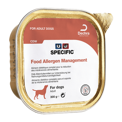 SPECIFIC CDW  Food Allergy Management, Dog Packshot UK  SPECIFIC CDW  Food Allergy Management, Dog Packshot UK